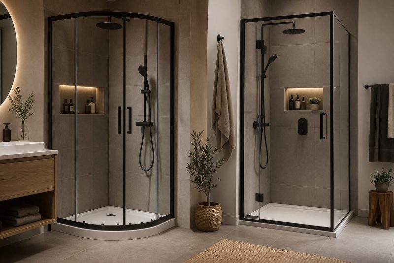 Cabină de duș semicirculară sau dreptunghiulară, care sunt diferențele reale?